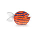 Borowski Snippy Fish Art Glass Amber