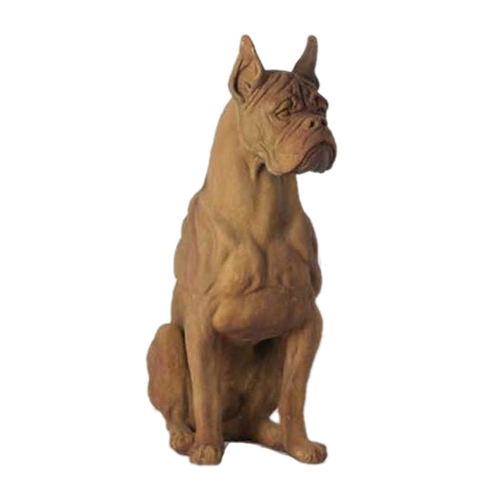 Boxer Garden Statue