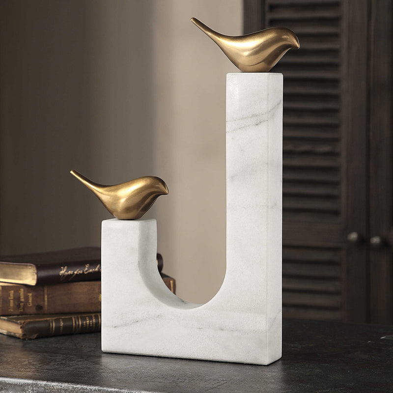 Natures Symphony- Modern Bird Sculpture