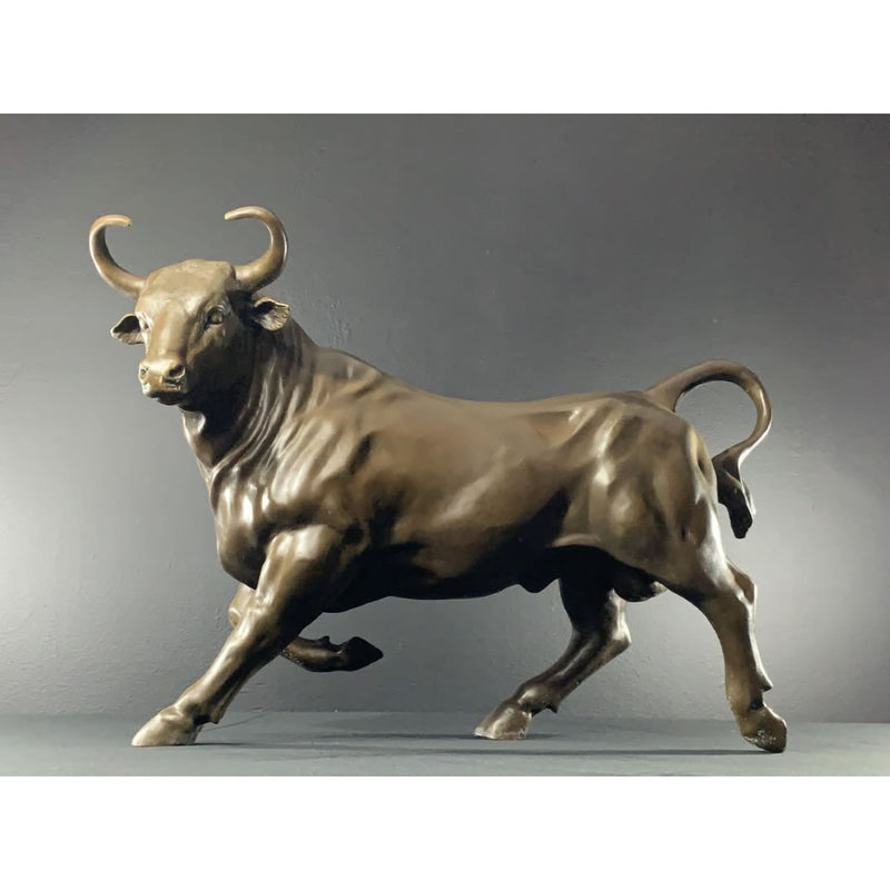 Bronze Bull Sculpture