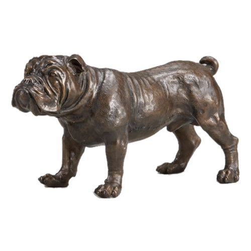 Bronze Bulldog Sculpture