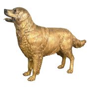 Bronze Golden Retriever Sculpture