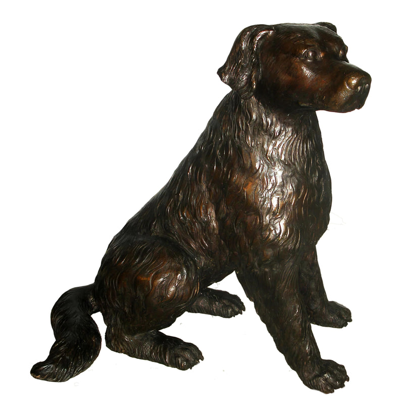 Bronze Golden Retriever Sculpture