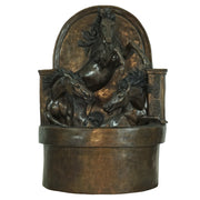 Bronze Horse Wall Fountain