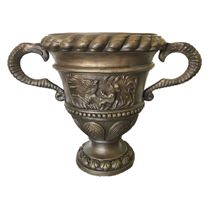 Bronze Planter with Handles