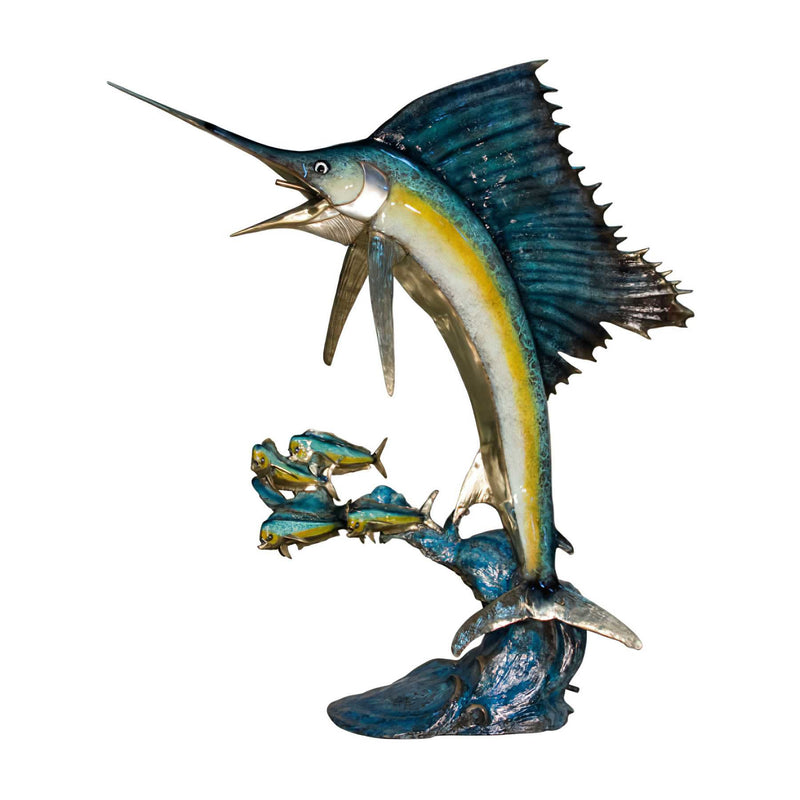 Bronze Sailfish Fountain, Extra Large