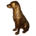 Bronze Sitting Labrador Retriever Sculpture