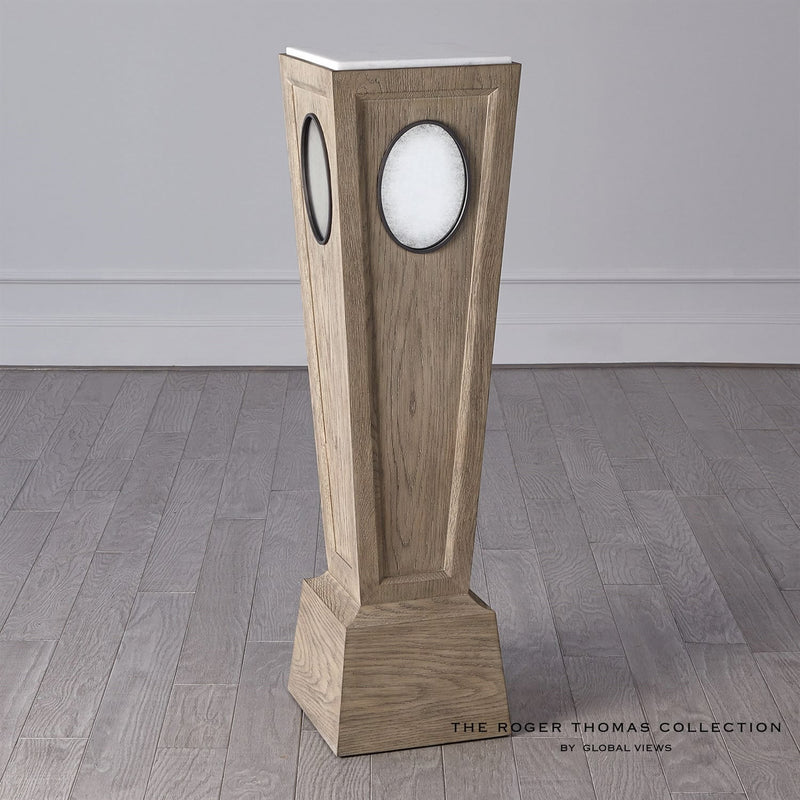 Cerused Oak Pedestal 4