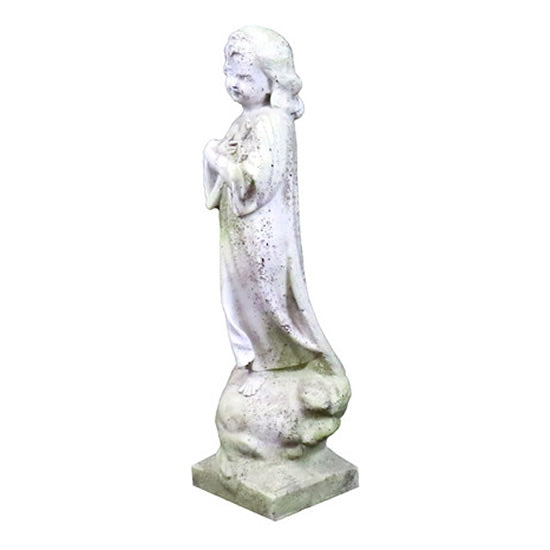 Christ Child with Cross Garden Statue