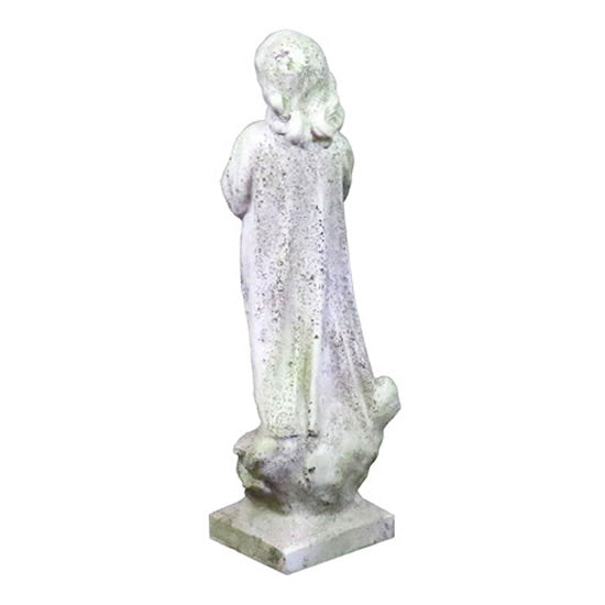 Christ Child with Cross Garden Statue