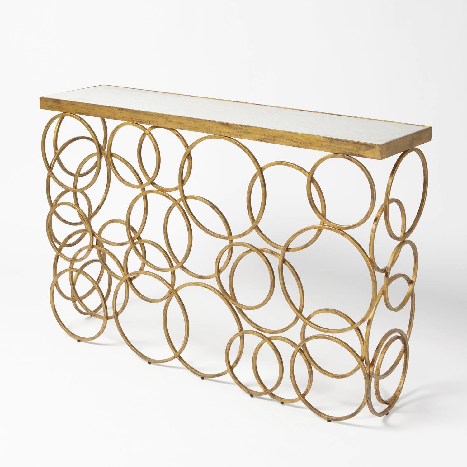 Concentric Rings Console Table — AllSculptures