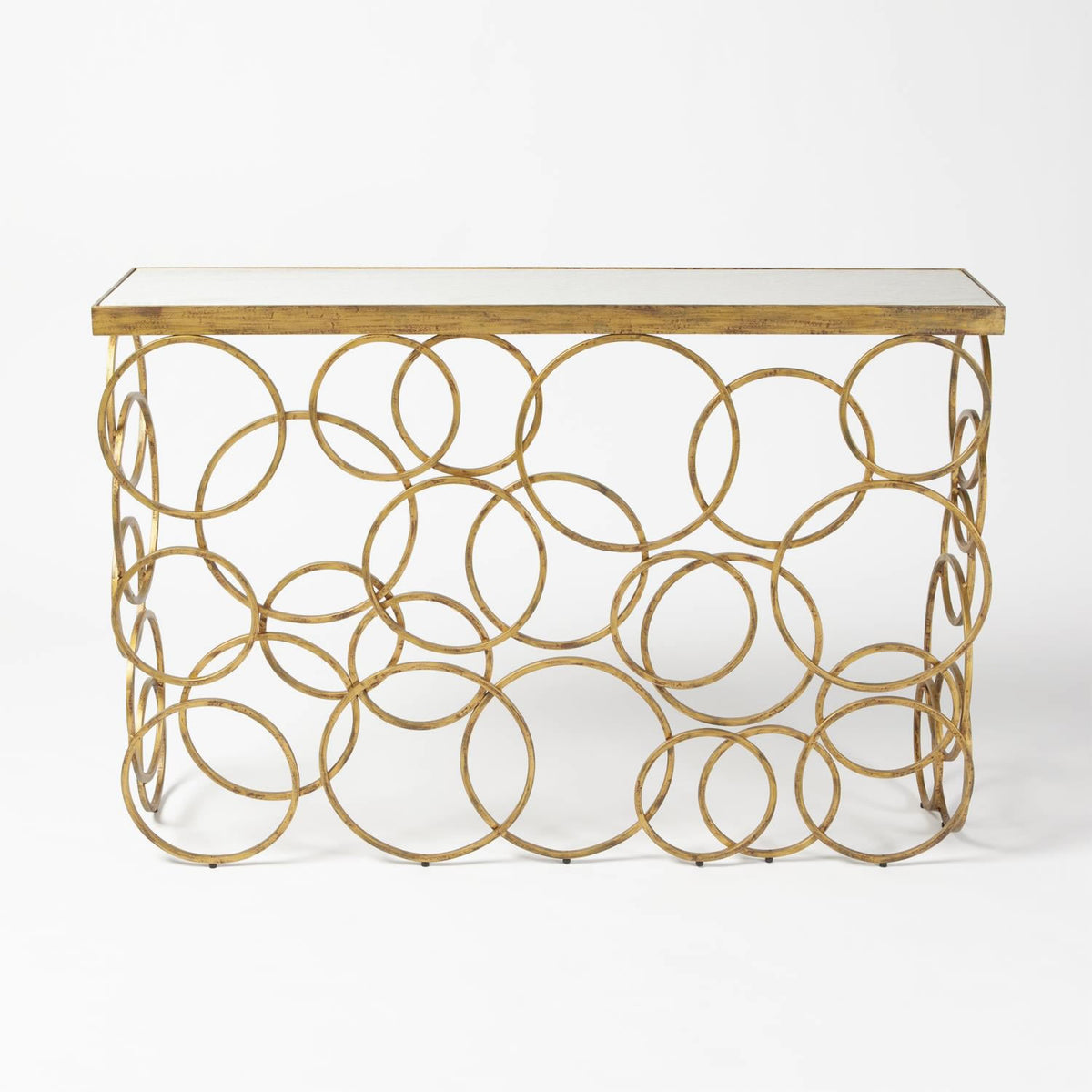 Concentric Rings Console Table — AllSculptures