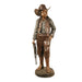 Cowgirl with Rope Bronze Sculpture