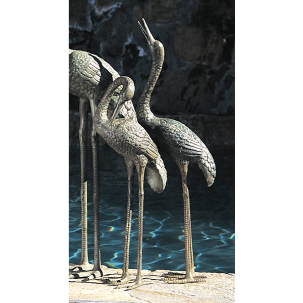Crane Pair Fountain-Medium