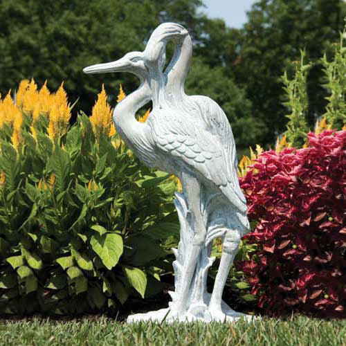 Cranes Garden Statue