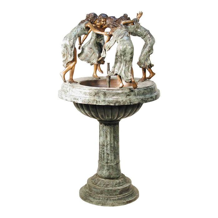 Dancing Woman Fountain Bronze