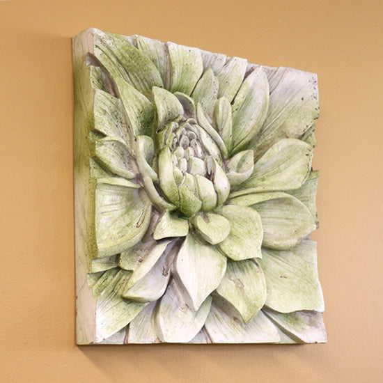 Dahlia Wall Plaque
