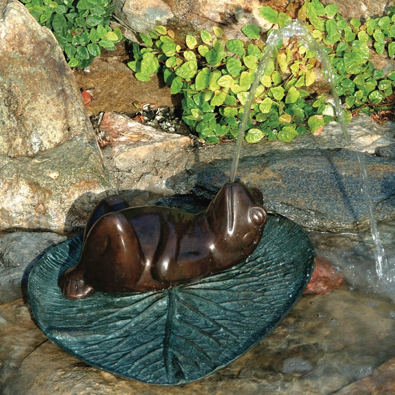 Darn Frog Garden Fountain