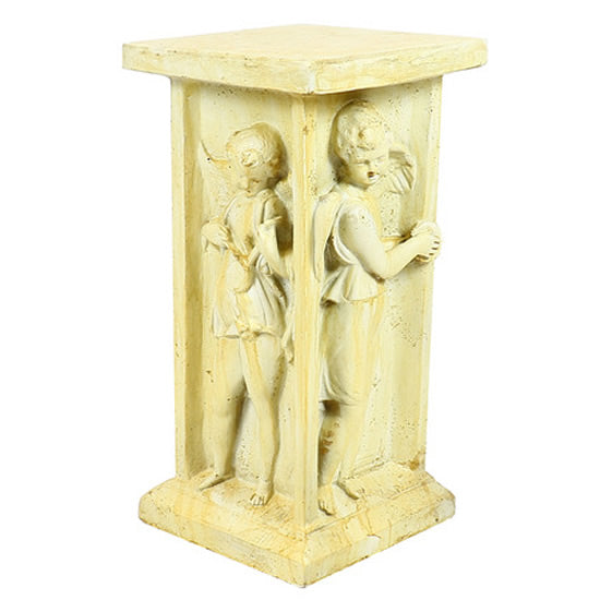 Della Robia Cherub Pedestal
