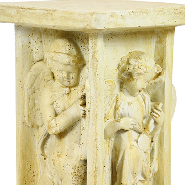 Della Robia Cherub Pedestal