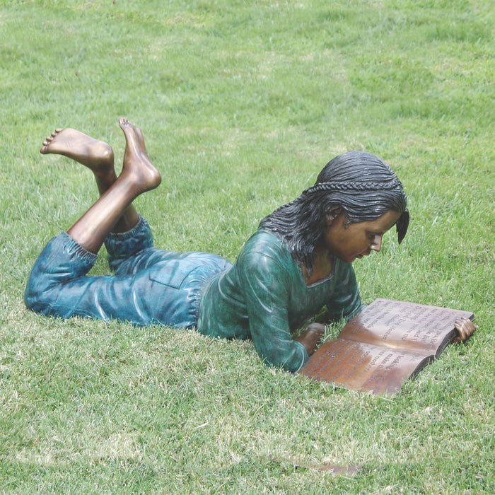 Dorothy-Girl Reading Book Sculpture