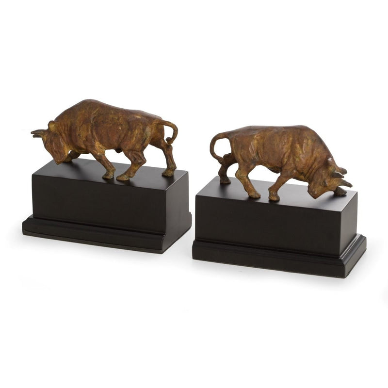 Stock Market Double Bull Bookends