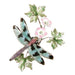 Check Winged Dragonfly Metal Wall Art