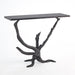 Driftwood Console Table In Iron