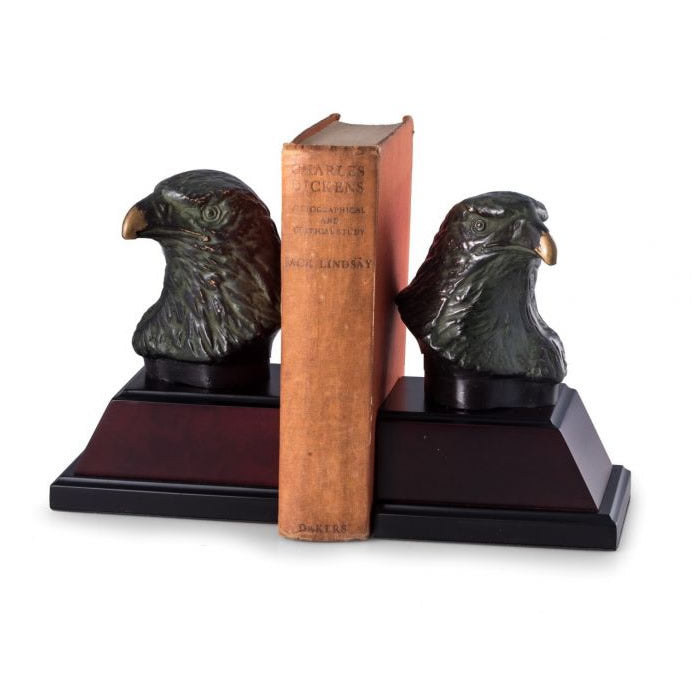 Eagle Bust Bookends