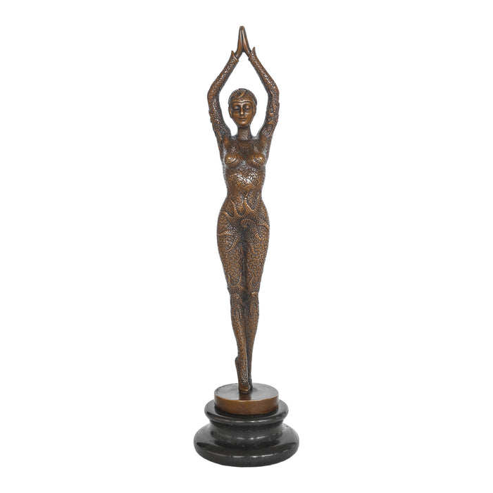 Egyptian Dancer-Art Deco Bronze Sculpture
