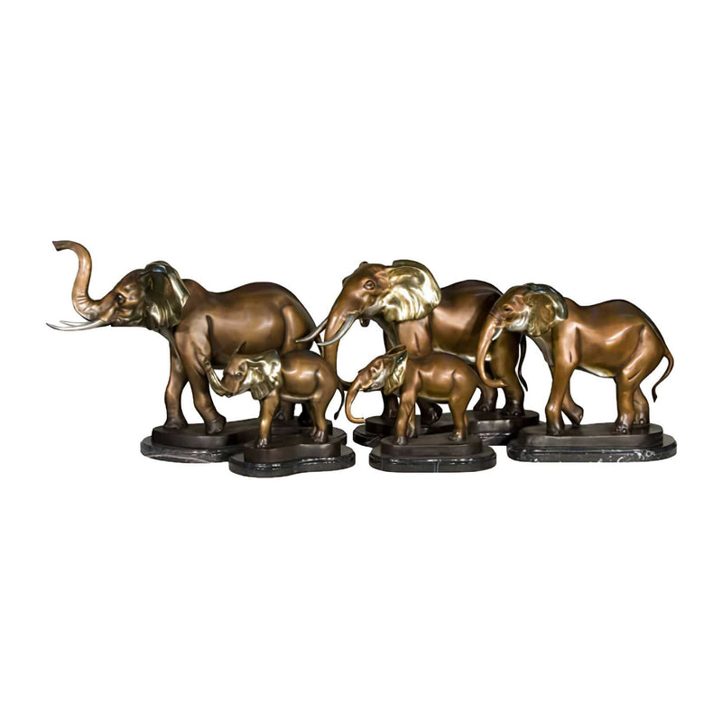 Collectible Bronze Elephant Statues
