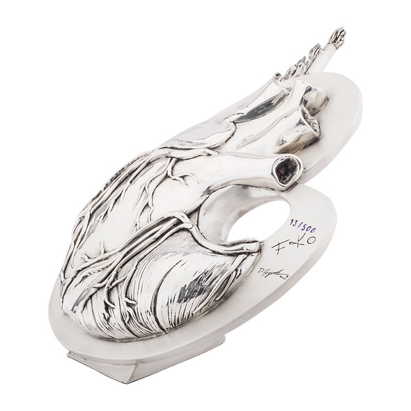 Brush Strokes Silver Sculpture by Frida Kahlo