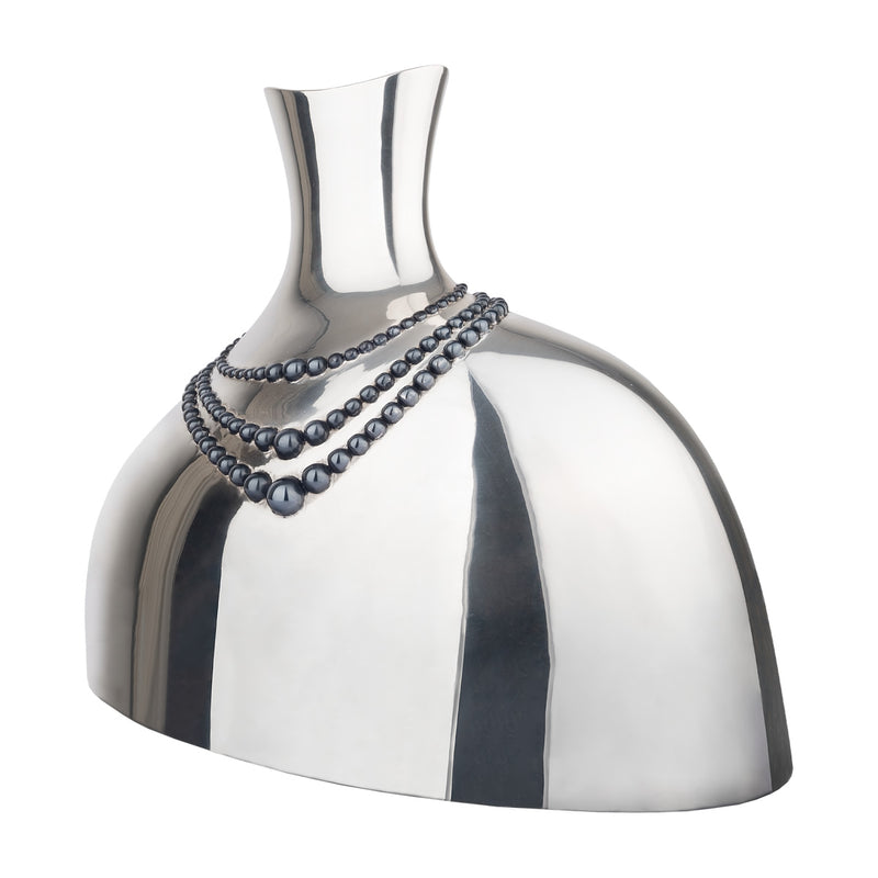 Black Pearls Jewelry Vase Sculpture by Frida Kahlo