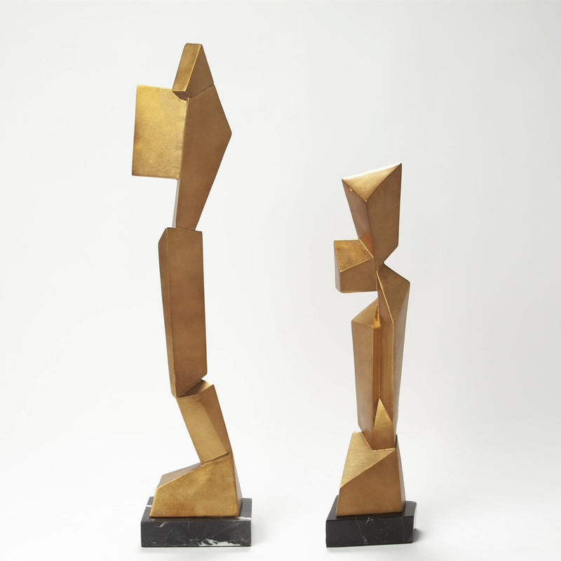 Facet Sculpture Set Gold