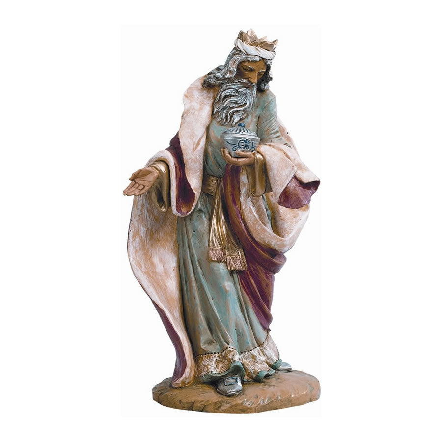 Fontanini Standing King Melchior Nativity Statue- 18 Inch Scale ...