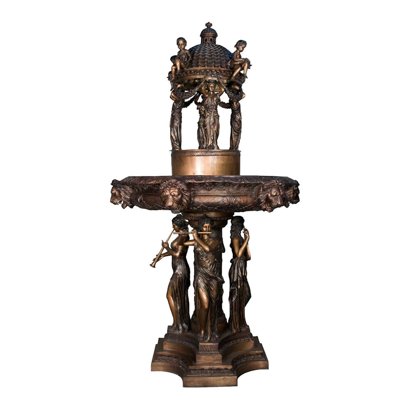 Four Seasons Lady Fountain- Bronze