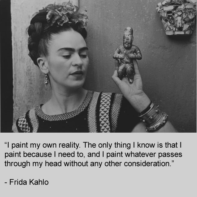 Brush Strokes Silver Sculpture by Frida Kahlo