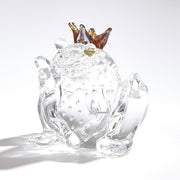 Frog Prince Art Glass Sculpture 3
