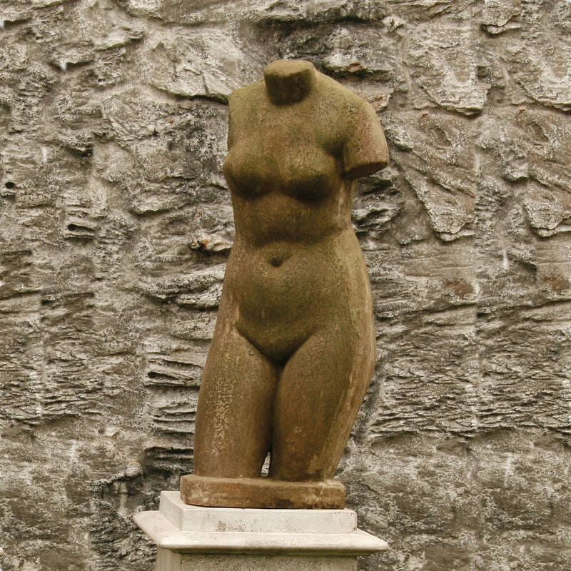 Garden Nude Torso Statue