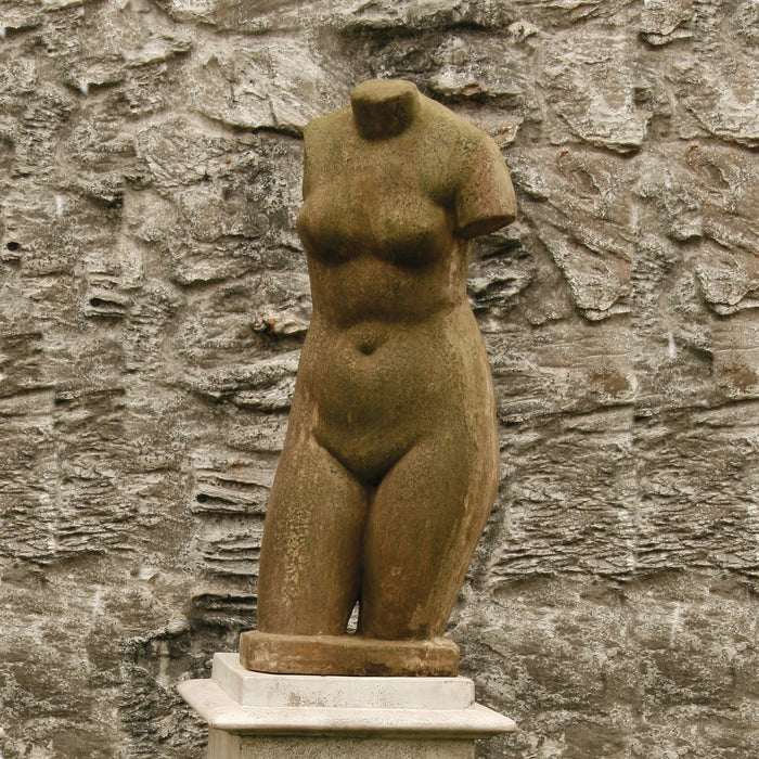 Garden Nude Torso Statue