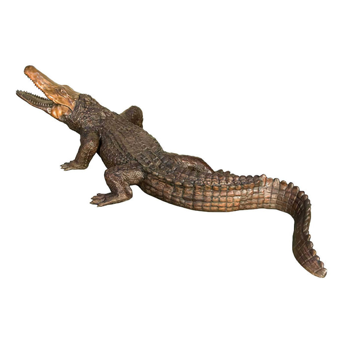 Giant Crocodile Bronze Sculpture