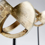 Deconstructed Sphere Sculpture on Base