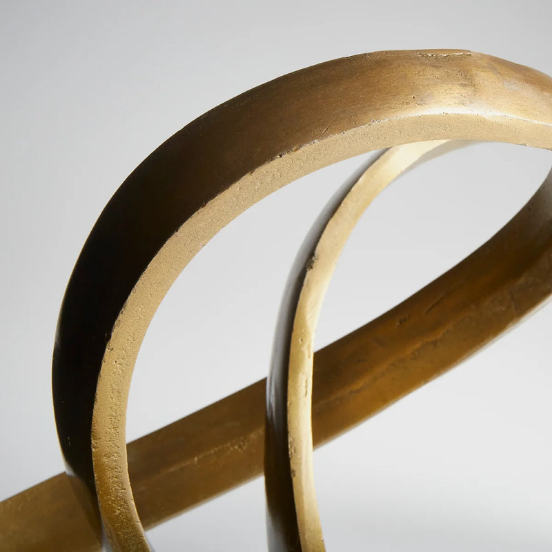 Gilded Gold Knot Sculpture