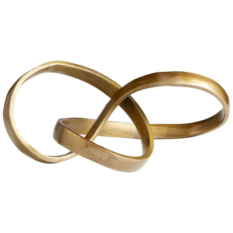 Gilded Gold Knot Sculpture