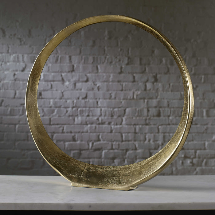 Serene Circle Sculpture