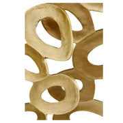 Golden Orbs Tabletop Sculpture Detail View