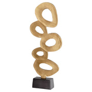 Golden Orbs Tabletop Sculpture