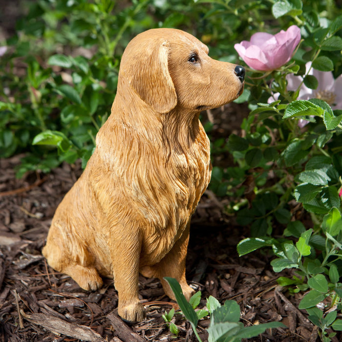 Cute Resin Garden Figurine Decoration, Golden Retriever Welcome Sign Statue  Mother Dog and Two Puppies for Indoor/Outdoor Décor,5.95 inch | Walmart  Canada