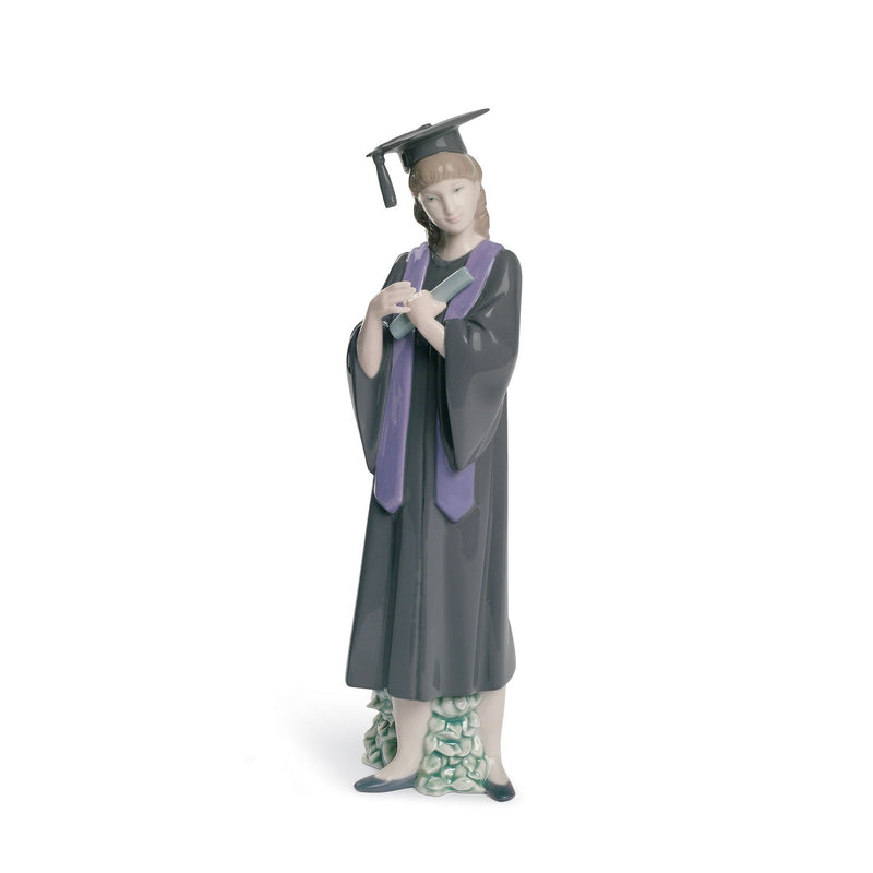 Graduation Joy-Female Porcelain Figurine by NAO