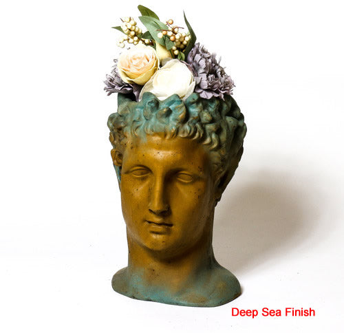 Greek Bust Planter
